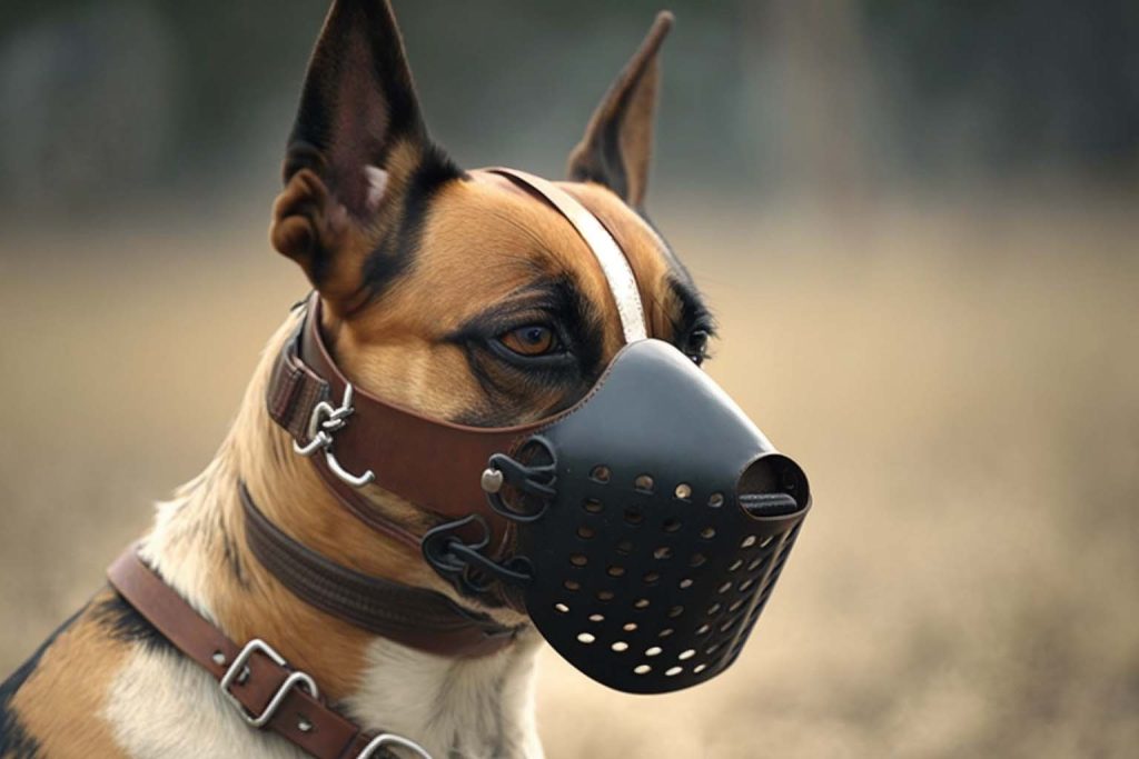 Using a muzzle on a clearance puppy