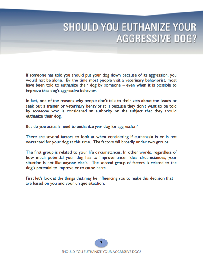 euthanize aggressive should you euthanize your aggressive e booklet k9aggression euthanize aggressive should you euthanize your aggressive e booklet k9aggression
