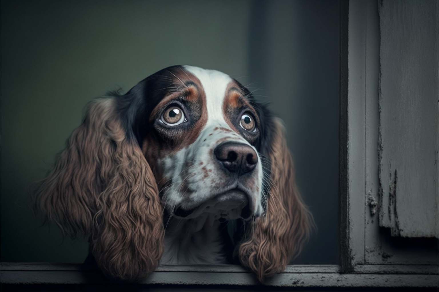 Anxious dog