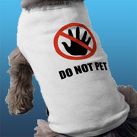 do-not-pet200x200-plain1 Do not pet dog shirt for dogs