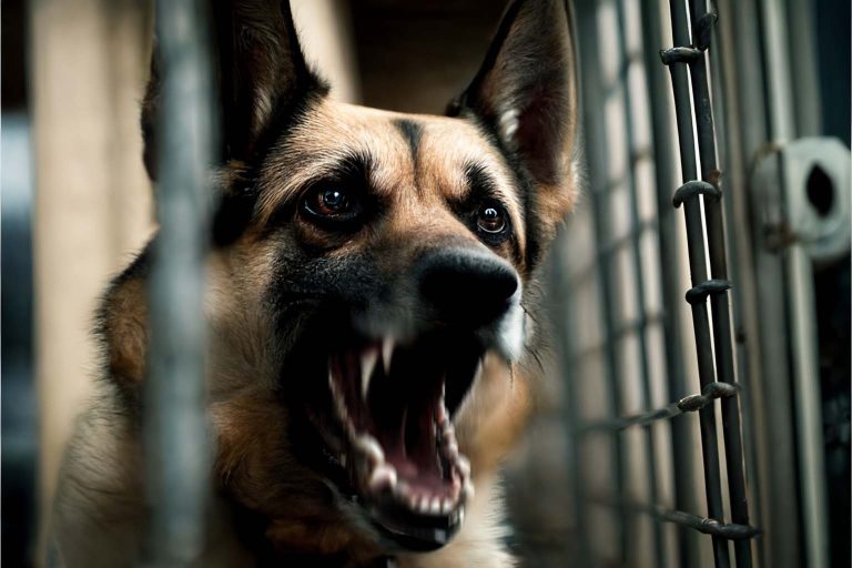 Using crates or kennels for aggressive dogs