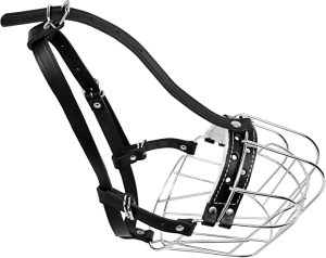 Wire Basket Muzzle example on Amazon