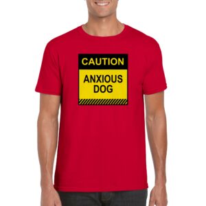 Anxious Dog T-shirt available in our shop  https://k9aggression.com/shop/